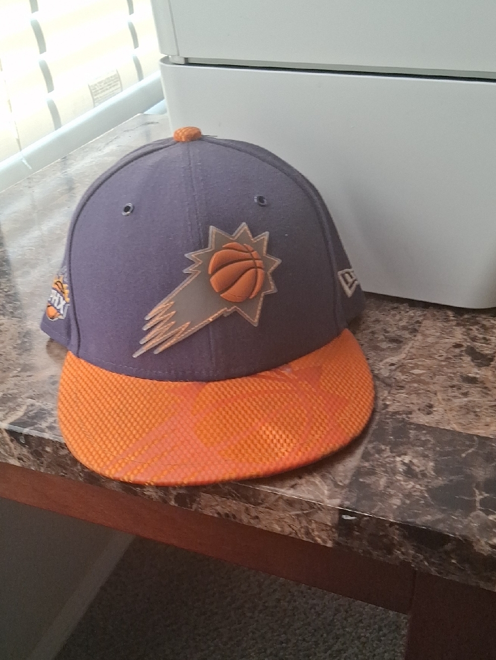 Mitchell & Ness Purple and Orange Phoenix Suns Snapback Hat